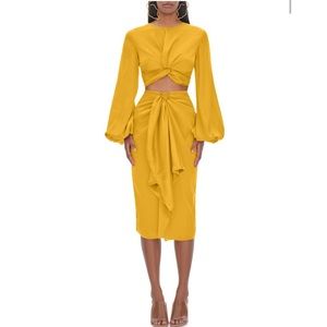 Andrea iyamah behati skirt set